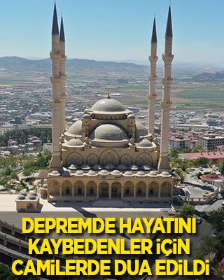 Depremde hayatını kaybedenler için camilerde mevlit ve dua!