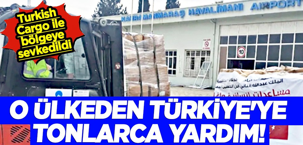 Depremin yaralarını sararken Ürdün'den Türkiye'ye ayni yardım! Deprem felaketi sonrası tonlarca destek