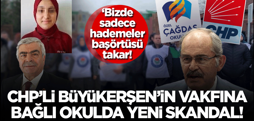 Depremzede öğrencinin başörtüsü sebebi ile CHP'li Büyükerşen tarafından okula alınmaması ile ilgili yeni skandal!