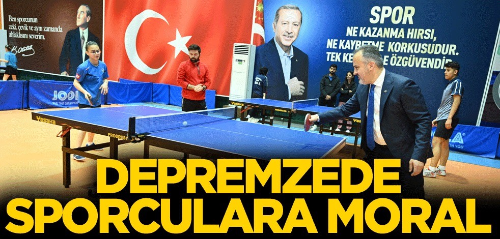 Depremzede sporculara moral