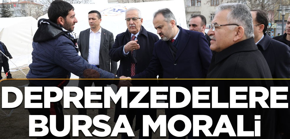 Depremzedelere Bursa morali