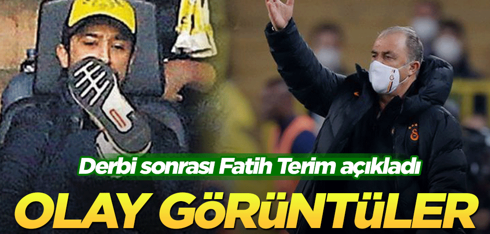 Derbi sonrası Fatih Terim açıkladı! Olay görüntüler ortaya çıktı