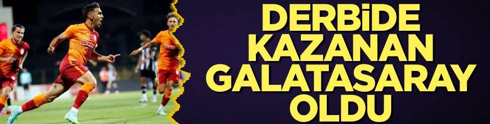 Derbide kazanan Galatasaray oldu