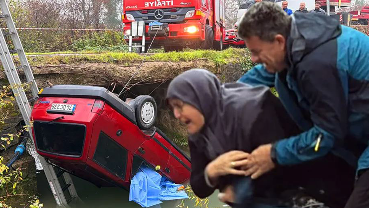 Dereye devrilen otomobildeki evli çift boğuldu, komşuları ağır yaralı kurtuldu