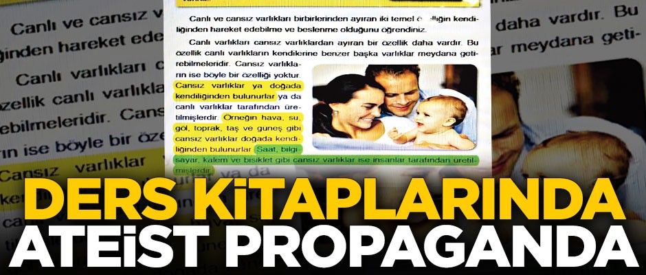 Ders kitaplarında ateist propaganda