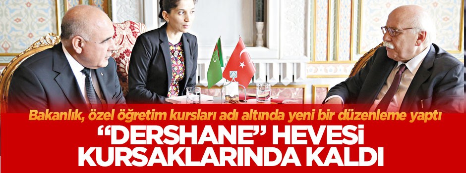 "Dershane" hevesi kursaklarında kaldı