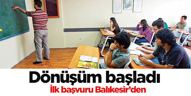 Dershaneler özel okula dönüşüyor