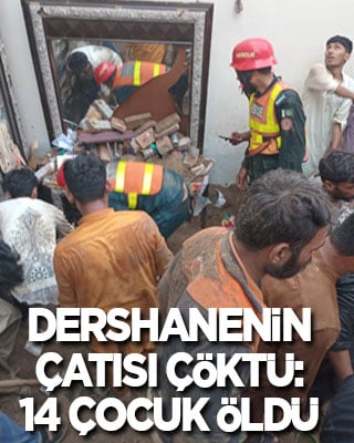 Dershanenin çatısı çöktü: 14 çocuk öldü