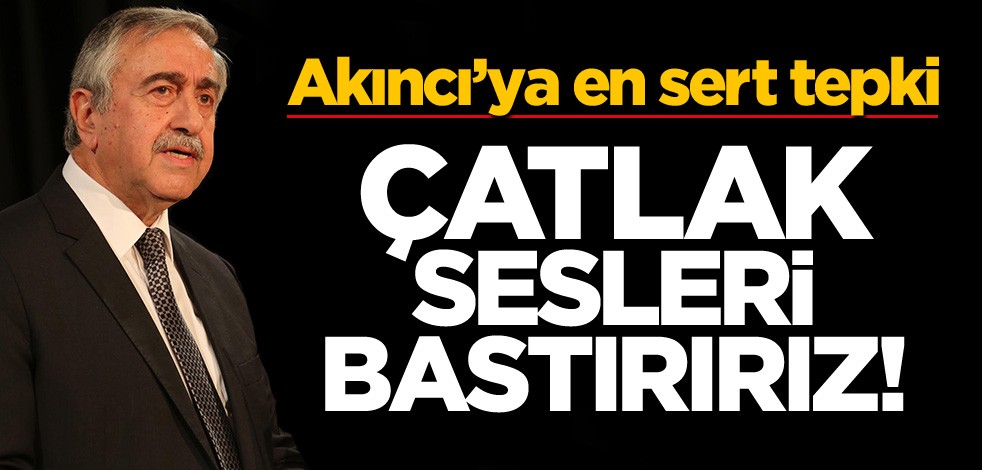 Derviş Eroğlu'ndan Mustafa Akıncı'ya sert tepki: KKTC halkı Türkiye'ye bağlıdır