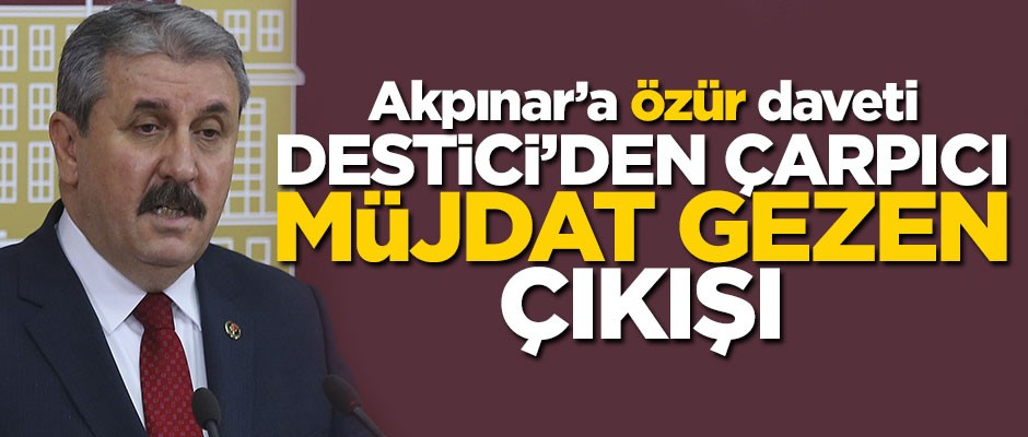 Destici'den çarpıcı Müjdat Gezen çıkışı