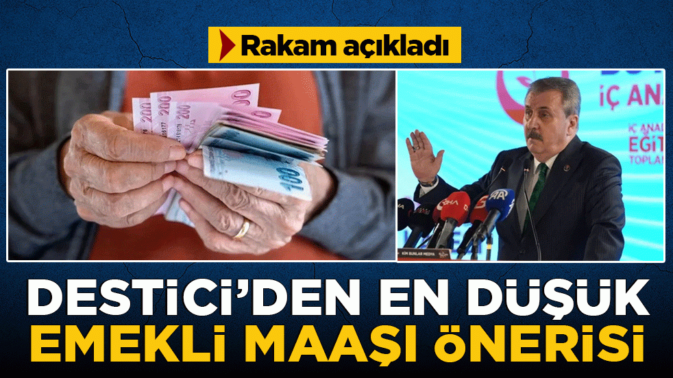 Destici'den en düşük emekli maaşı önerisi: Rakam açıkladı