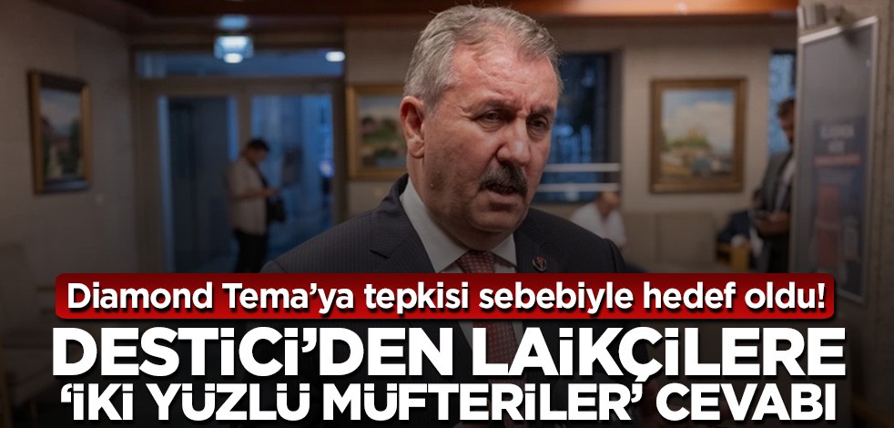 Destici'den kendisini hedefe koyanlara cevap! 'İki yüzlü müfteriler'