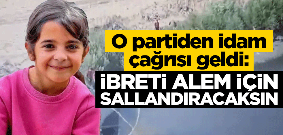 Destici'den Narin Güran açıklaması: İbreti alem için sallandıracaksın