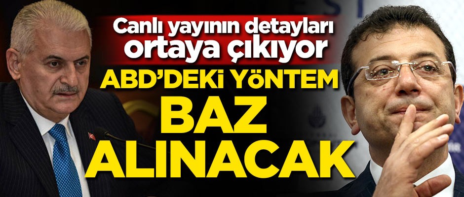 Detaylar ortaya çıkıyor! Yıldırım-İmamoğlu canlı yayınında ABD'deki yöntem baz alınacak