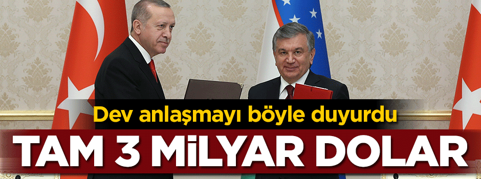 Dev anlaşmayı böyle duyurdu... Tam 3 milyar dolar
