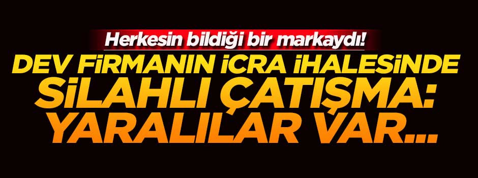 Dev fabrikanın icra ihalesinde silahlar konuştu