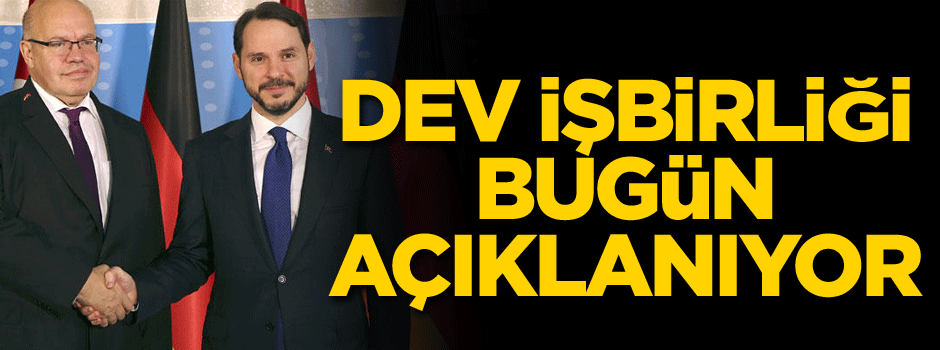 Dev işbirliği bugün açıklanıyor