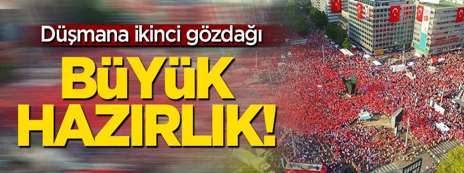 Dev miting için büyük hazırlık