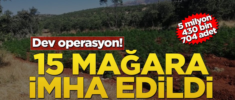 Dev operasyon! 5 milyon 430 bin ele adet geçirildi