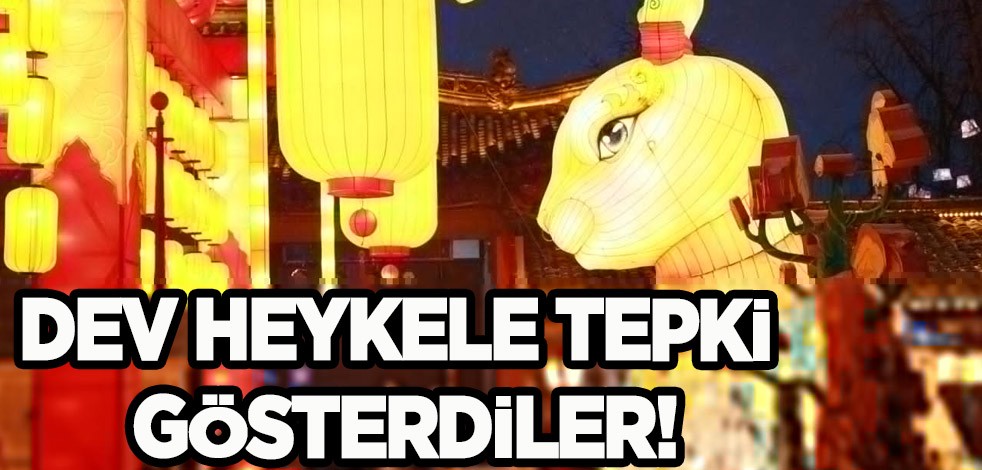 Dev tavşan heykeline çok sert tepki gösterdiler! Meydanlardaydı anında bölgeden kaldırıldı!