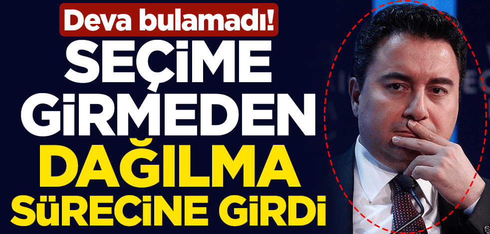 DEVA Partisi Genel Başkan Yardımcısı Ali Rıza Babaoğlan istifa etti