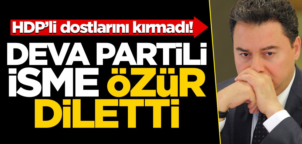 DEVA Partili isim HDP'yi kızdırdı! Apar topar sildirdiler