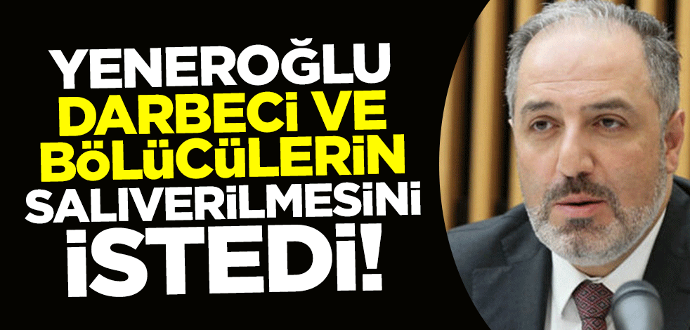 DEVA Partili Yeneroğlu darbeci ve bölücülerin salıverilmesini istedi!