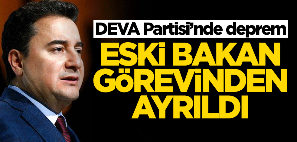 DEVA Partisi’nde deprem! Nihat Ergün görevinden ayrıldı