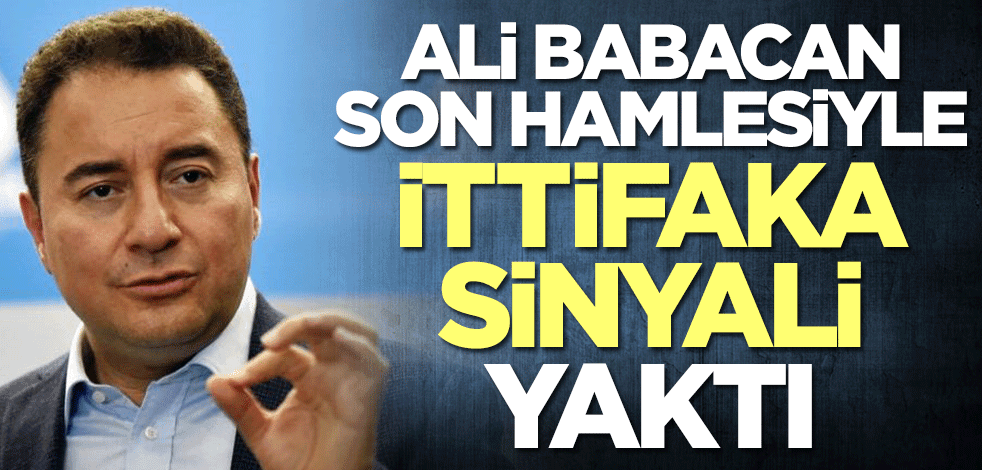 DEVA’dan Zillet İttifakı’na payanda olma sinyali!