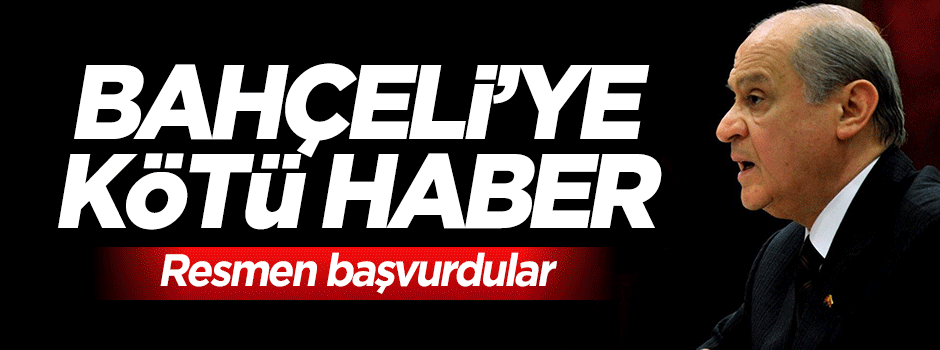 Devlet Bahçeli hakkında suç duyurusu