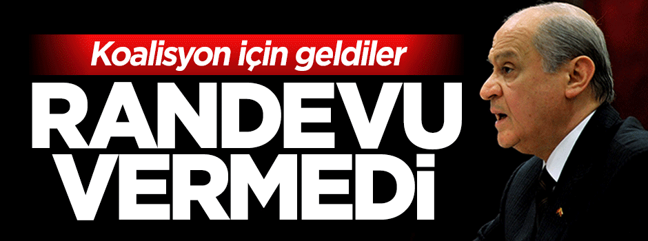 Devlet Bahçeli, MÜSİAD'a randevu vermedi