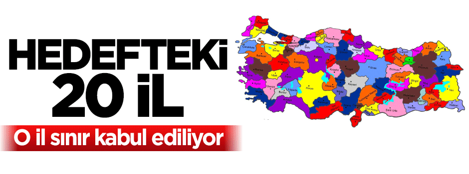 Devlet Bahçeli PKK'nın hedefindeki 20 ili açıkladı