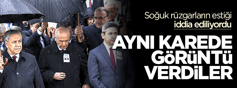 Devlet Bahçeli ve Oktay Vural böyle görüntülendi