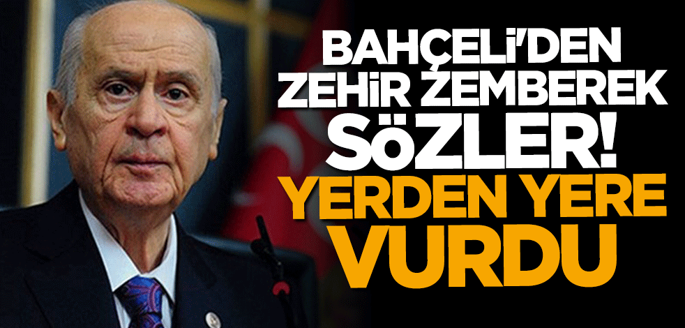 Devlet Bahçeli'den Kılıçdaroğlu ve avanesine zehir zemberek sözler