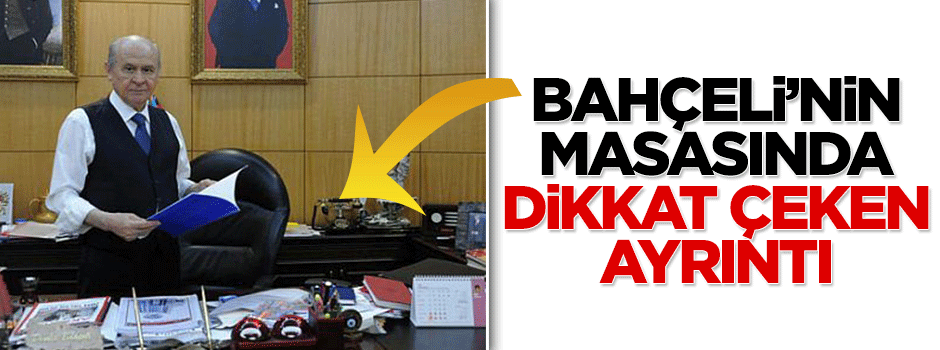 Devlet Bahçeli'nin masasında cemaattin dergisi