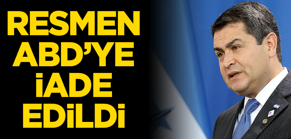 Devlet başkanı resmen ABD’ye iade edildi