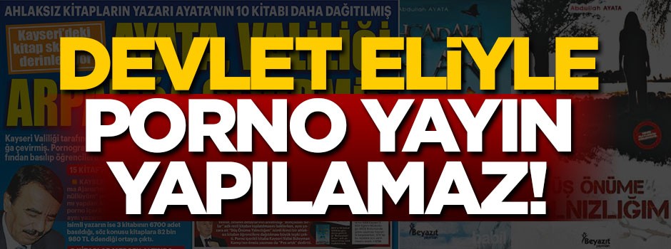 Devlet eliyle porno yayın yapılamaz!