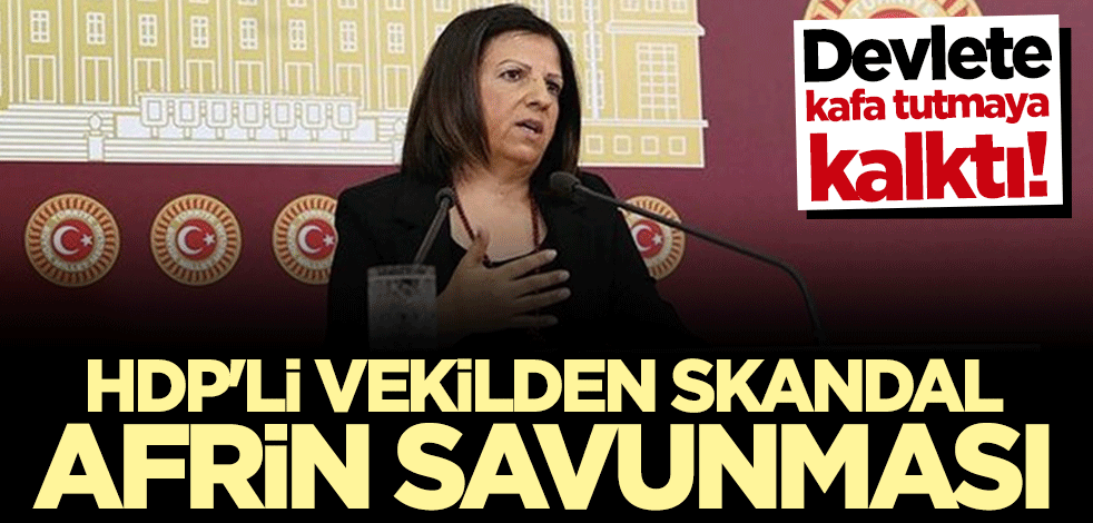 Devlete kafa tutmaya kalktı... HDPKK'lı Fatma Kurtulan'dan skandal "Afrin" savunması