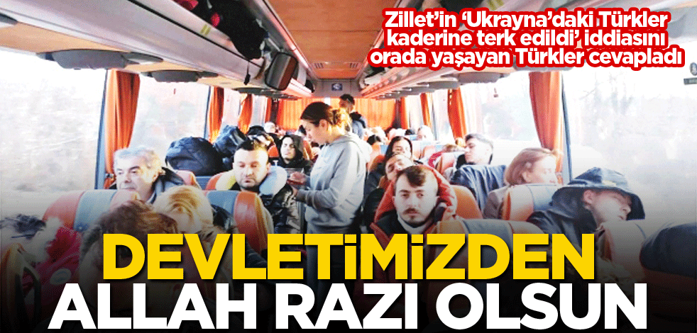 Devletimizden Allah razı olsun