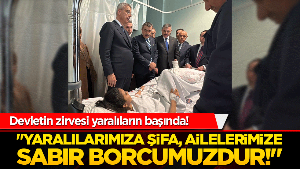 Devletin zirvesi yaralıların başında! 4 Bakan birden Maraş'a çıkarma yaptı