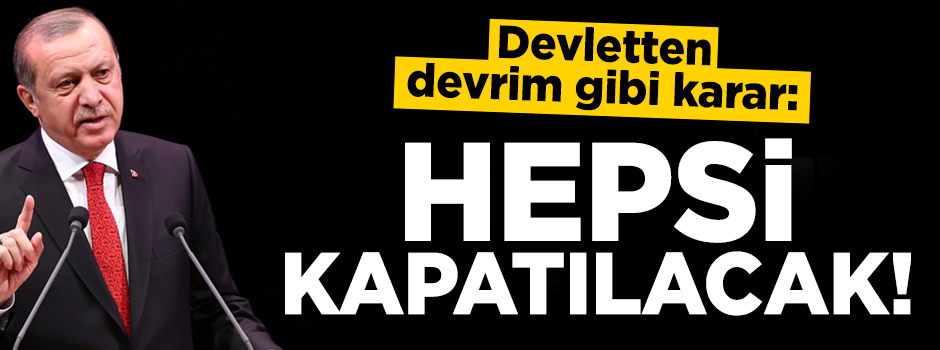 Devrim gibi karar! Atıl devlet düzeni değişiyor