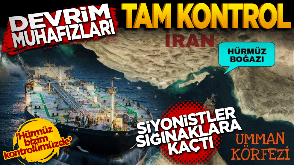 Devrim Muhafızları "Tam kontrol" dedi, Siyonist sığınaklara kaçtı!