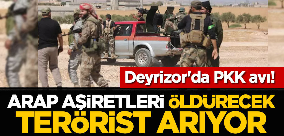Deyrizor'da PKK avı! Arap aşiretleri öldürecek terörist arıyor