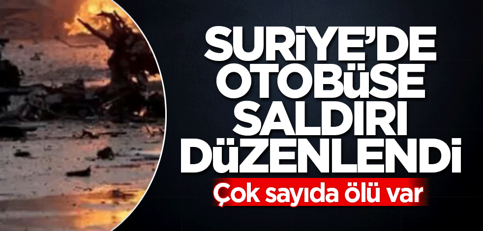 Deyrizor'da yolcu otobüsüne saldırı! Çok sayıda ölü var