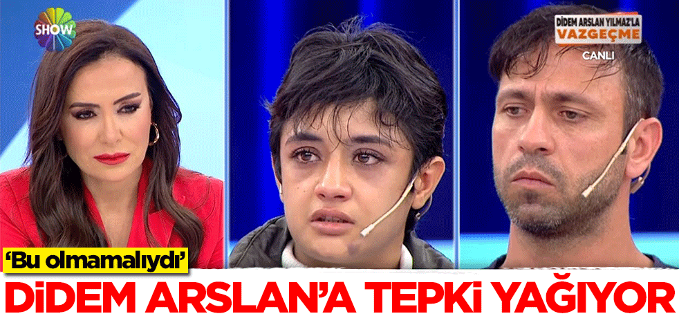 Didem Arslan Yılmaz'a tepki yağıyor! 'Bu olmamalıydı' denilerek isyan ettiler
