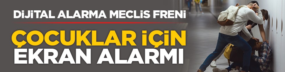 Dijital alarma Meclis freni: Çocuklar için ekran alarmı