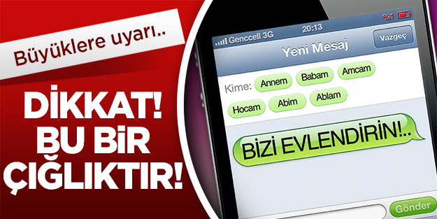 'Bizi evlendirin' çığlığı