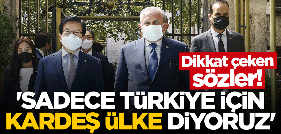 Dikkat çeken açıklama: Sadece Türkiye için 'kardeş ülke' diyoruz