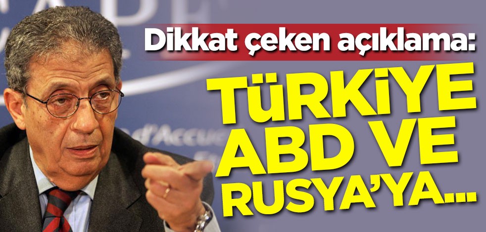 Dikkat çeken açıklama: Türkiye ABD ve Rusya'ya...