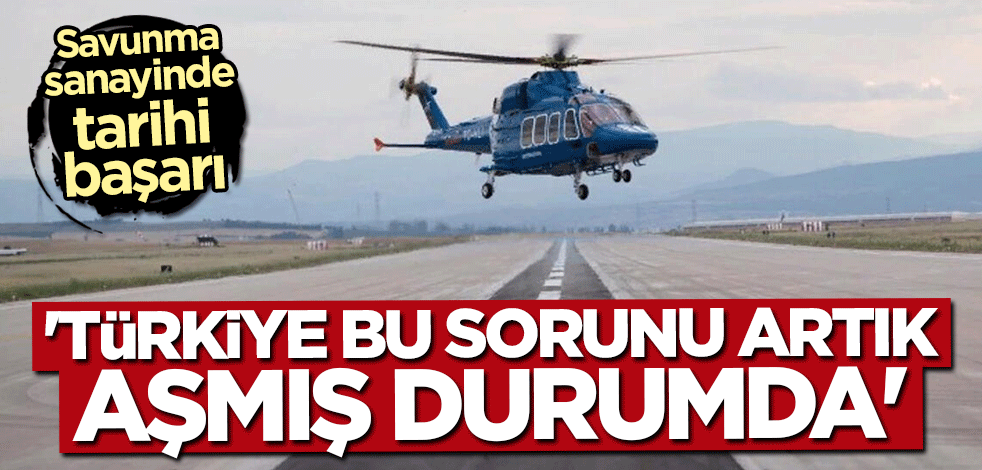 Dikkat çeken açıklama: Türkiye bu sorunu artık aşmış durumda